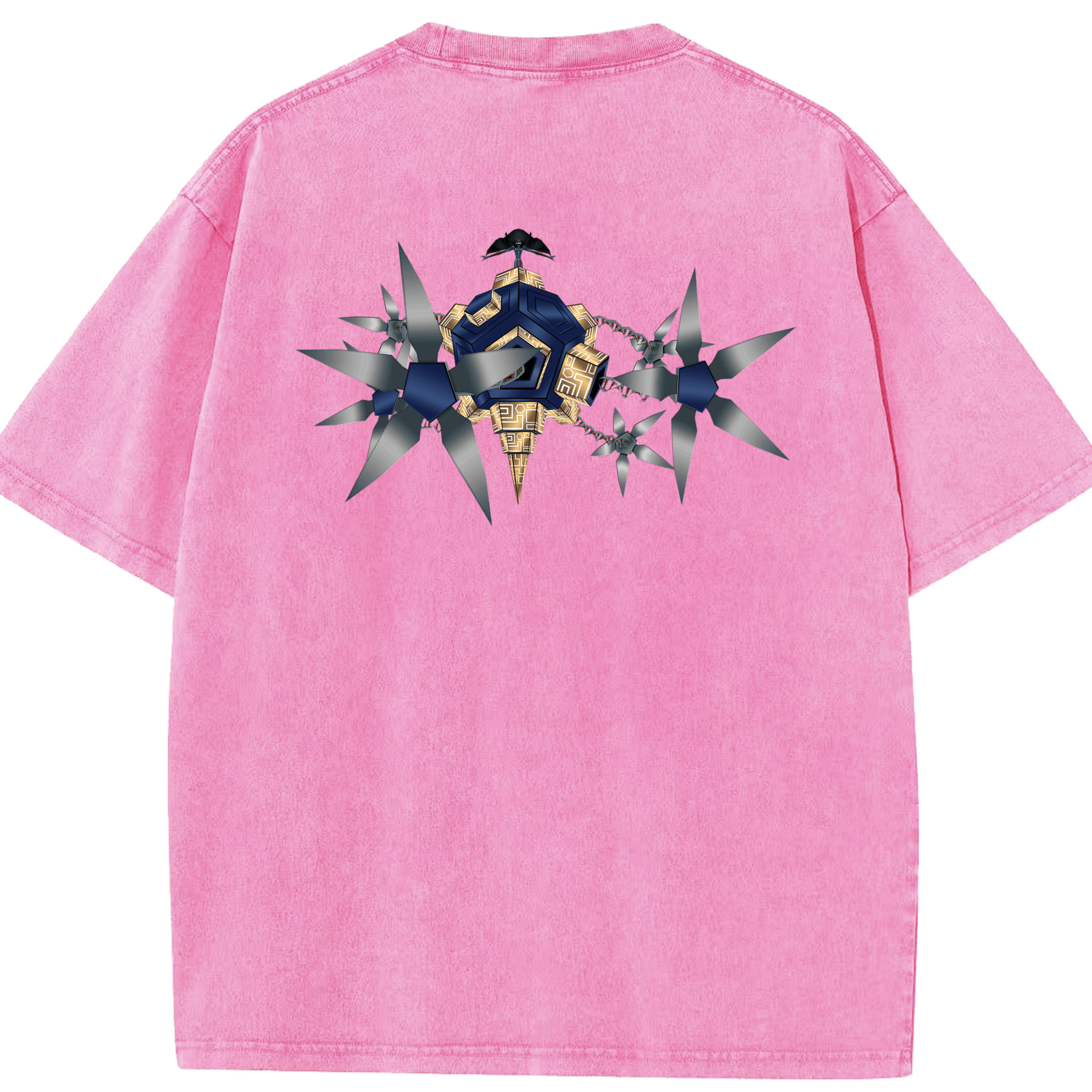 （画像用） Digimon デジタルモンスター/デジモン 綿100% ヴィンテージ風 半袖Tシャツ（背面プリント）